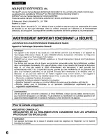 Preview for 6 page of Panasonic LF-D101E Operating Instructions Manual