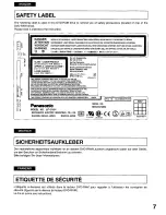 Preview for 7 page of Panasonic LF-D101E Operating Instructions Manual