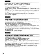 Preview for 10 page of Panasonic LF-D101E Operating Instructions Manual