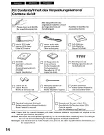 Preview for 14 page of Panasonic LF-D101E Operating Instructions Manual