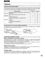 Preview for 15 page of Panasonic LF-D101E Operating Instructions Manual