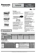 Panasonic LH2H-FE-DHK Manual preview