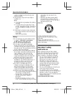 Preview for 8 page of Panasonic Link2Cell KX-TG4263SK Operating Instructions Manual