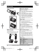 Preview for 12 page of Panasonic Link2Cell KX-TG4263SK Operating Instructions Manual