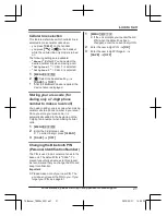 Preview for 21 page of Panasonic Link2Cell KX-TG4263SK Operating Instructions Manual