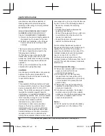 Preview for 84 page of Panasonic Link2Cell KX-TG4263SK Operating Instructions Manual