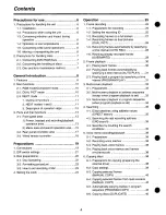 Preview for 4 page of Panasonic LQD100 - DIG FRAME DISC RECOR Operating Instructions Manual