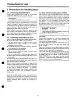 Preview for 7 page of Panasonic LQD100 - DIG FRAME DISC RECOR Operating Instructions Manual