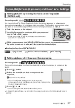 Preview for 37 page of Panasonic Lumix DC-FZ1000 II Basic Owner'S Manual