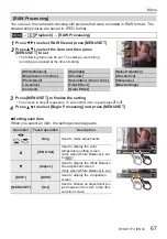 Preview for 67 page of Panasonic Lumix DC-FZ1000 II Basic Owner'S Manual