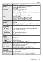 Preview for 87 page of Panasonic Lumix DC-FZ1000 II Basic Owner'S Manual