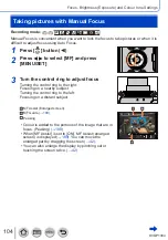 Preview for 104 page of Panasonic lumix DC-TZ90 Operating Instructions Manual