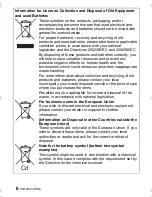 Preview for 6 page of Panasonic Lumix DMC-FT4 Basic Operating Instructions Manual