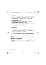 Preview for 2 page of Panasonic lumix DMC-FT6 Basic Operating Instructions Manual