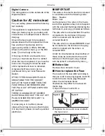 Preview for 3 page of Panasonic LUMIX DMC-FZ3EB Operating Instructions Manual