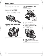 Preview for 12 page of Panasonic LUMIX DMC-FZ3EB Operating Instructions Manual