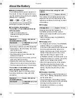 Preview for 14 page of Panasonic LUMIX DMC-FZ3EB Operating Instructions Manual