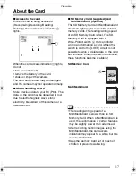 Preview for 17 page of Panasonic LUMIX DMC-FZ3EB Operating Instructions Manual