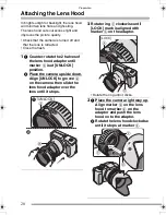 Preview for 20 page of Panasonic LUMIX DMC-FZ3EB Operating Instructions Manual