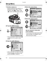 Preview for 24 page of Panasonic LUMIX DMC-FZ3EB Operating Instructions Manual