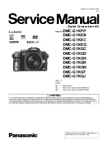 Panasonic Lumix DMC-G1KEB Service Manual preview