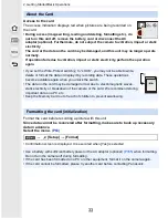 Preview for 33 page of Panasonic LUMIX DMC-GX8 Owner'S Manual For Advanced Features