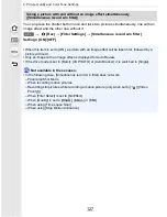 Preview for 127 page of Panasonic LUMIX DMC-GX8 Owner'S Manual For Advanced Features