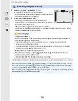 Preview for 184 page of Panasonic LUMIX DMC-GX8 Owner'S Manual For Advanced Features