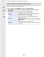 Preview for 211 page of Panasonic LUMIX DMC-GX8 Owner'S Manual For Advanced Features