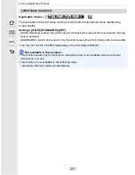 Preview for 251 page of Panasonic LUMIX DMC-GX8 Owner'S Manual For Advanced Features