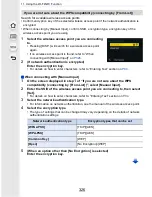 Preview for 326 page of Panasonic LUMIX DMC-GX8 Owner'S Manual For Advanced Features