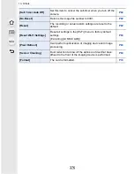 Preview for 376 page of Panasonic LUMIX DMC-GX8 Owner'S Manual For Advanced Features