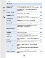 Preview for 377 page of Panasonic LUMIX DMC-GX8 Owner'S Manual For Advanced Features