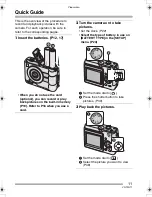 Preview for 11 page of Panasonic LUMIX DMC-LS1EB Operating Instructions Manual