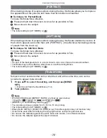 Preview for 75 page of Panasonic Lumix DMC-TS2 Operating Instructions Manual