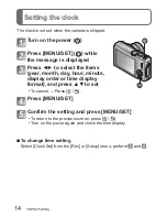 Preview for 14 page of Panasonic Lumix DMC-ZS8 Basic Owner'S Manual