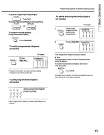 Preview for 15 page of Panasonic LXH680U - MULTI LASER DISC PLA Operating Instructions Manual