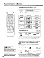 Preview for 24 page of Panasonic LXH680U - MULTI LASER DISC PLA Operating Instructions Manual