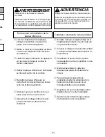 Preview for 31 page of Panasonic MCV415 - COMMERCIAL VACUUM Operating Instructions Manual