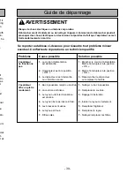 Preview for 39 page of Panasonic MCV415 - COMMERCIAL VACUUM Operating Instructions Manual