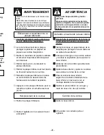 Preview for 25 page of Panasonic MCV5003 - UPRIGHT VACUUM Operating Instructions Manual