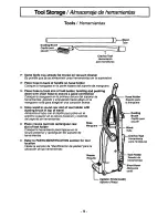 Preview for 9 page of Panasonic MCV5740 - UPRIGHT VACUUM Operating Instructions Manual