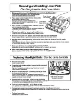 Preview for 15 page of Panasonic MCV5740 - UPRIGHT VACUUM Operating Instructions Manual