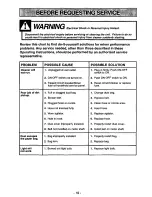 Preview for 19 page of Panasonic MCV5740 - UPRIGHT VACUUM Operating Instructions Manual