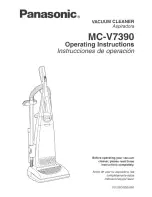 Panasonic MCV7390 - UPRIGHT VACUUM Operating Instructions Manual preview