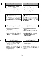 Preview for 15 page of Panasonic MCV7720 - UPRIGHT VACUUM Operating Instructions Manual