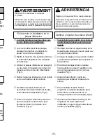 Preview for 43 page of Panasonic MCV7720 - UPRIGHT VACUUM Operating Instructions Manual