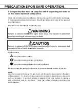 Preview for 4 page of Panasonic MDF-DC500VX Series Operating Instructions Manual