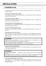 Preview for 15 page of Panasonic MDF-DC500VX Series Operating Instructions Manual