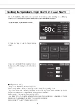 Preview for 22 page of Panasonic MDF-DC500VX Series Operating Instructions Manual
